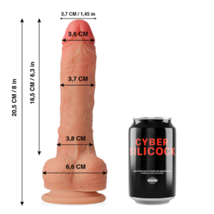 Realistic Cyber Silicone 20.5cm