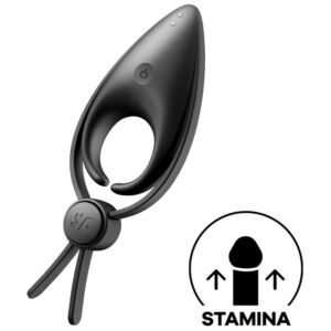 Satisfyer Black Sniper - Vibrating Cock Ring