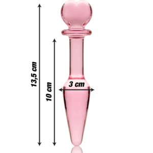 Pink Nebula 13.5 cm Plug - Ibiza Glass