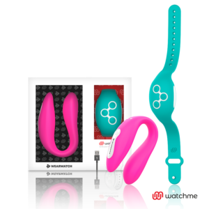 VibraWatch Dual - Fuchsia/Blue