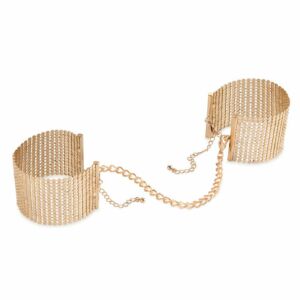 Golden Mesh Metal Handcuffs