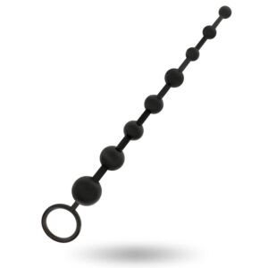 Obsidian Anal Beads 29cm