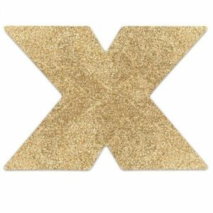 Flash Gold Cross Nipple Covers