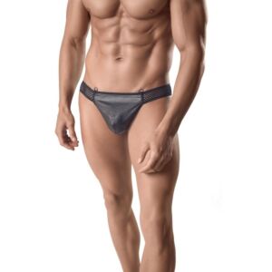 Anais Leather Red Thong - Ares