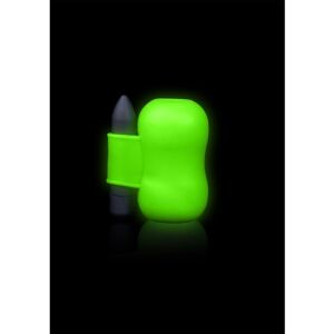 Ouch! Masturbator with Fluorescent Vibrator - Glow in the Dark