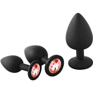 Ruby Fantasy Anal Kit - 3 Plugs