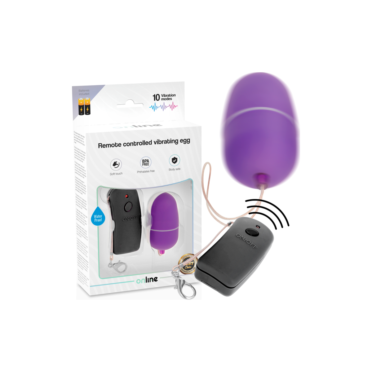 Vibrating Egg ONLINE with Remote Control | Loviux