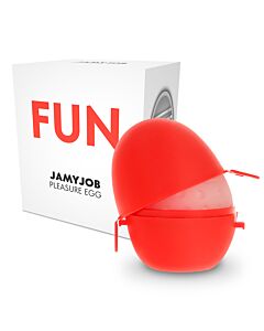 Red Pleasure Masturbator Egg