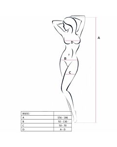 Passion Red Bodystocking