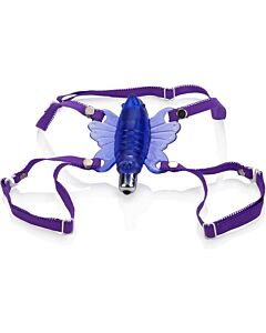 Clitoral massager with butterfly