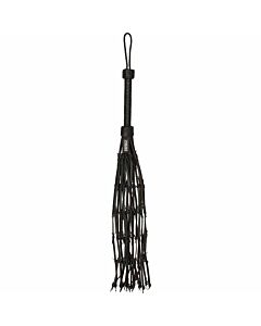 Leather whip with wire