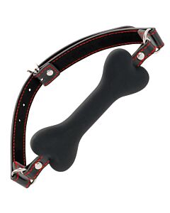 Silicone Dark Gag - Glossy Black.