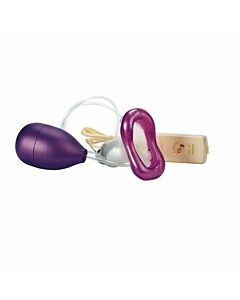 Clitoral massager with vibration