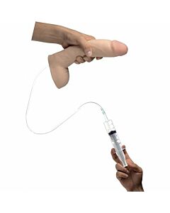 Realistic double density penis - 21 cm - flesh