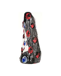 All black pene realístico anal 20cm