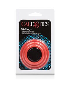 Red Fire Triple Ring
