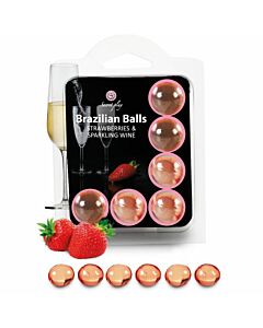 Brazilian Balls Strawberries&Cava
