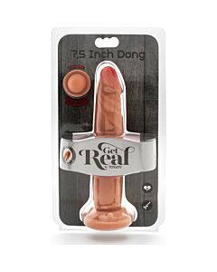 Pene realístico dual density 19cm