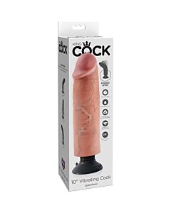 King cock pene realístico vibrador 25 cm