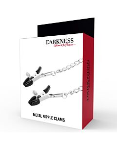 Darkness pinzas ajustables para pezones metal