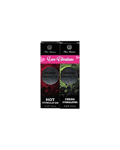 Vibrador líquido - love vibrations kit para parejas