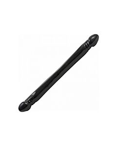 Soft double penis black 45 cm