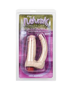 The naturals double penetration penis with vibrator
