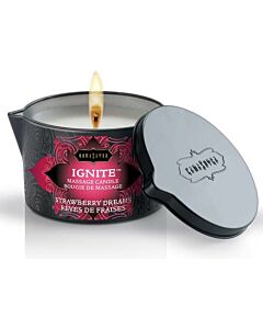 Intense Strawberry Massage Candle