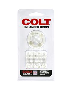 Colt enhancer for transparent rings penis rings