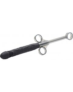 Jizz shooter dildo de silicona - negro