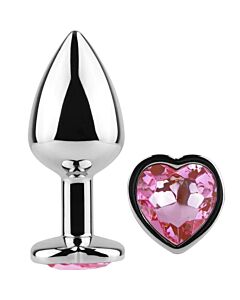 Fuchsia Heart Plug: Seduction in Metal