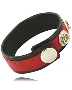 Leather Strap Penis Rouge-Noir