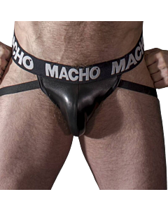 Black Leather Jockstrap MachoX25