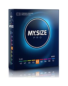 CondomsFit 57mm - Pack 3