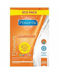 EcoFlavors: 288 Condoms Pack