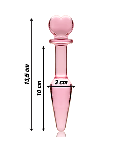 Pink Nebula 13.5 cm Plug - Ibiza Glass