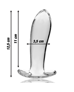 Nebulous Clear Crystal Plug