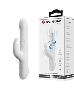 PrettyLove Reese Rotating Silver Vibrator