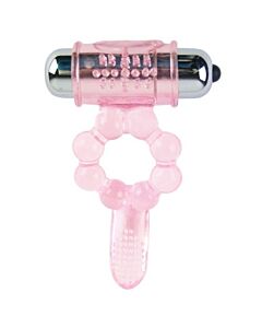 Vibrating Tongue Ring Pink