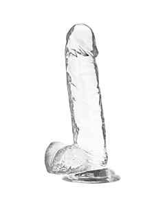 Clear Light Transparent Crystal Dildo