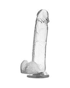 Crystal Clear 22 cm Dildo - Transparent Realism