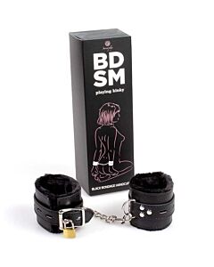 Black Velvet Handcuffs