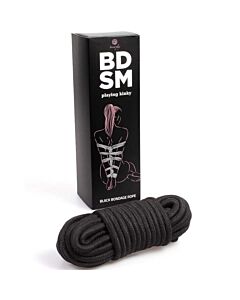 Black Silk Bondage Rope