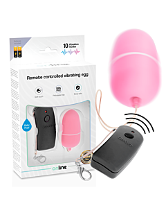 Pink Remote Control Vibrating Egg
