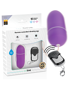 Purple Remote Control Vibrating Egg