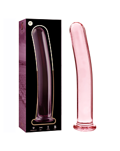 Pink Nebula Crystal Glass Dildo 18.5x3 cm
