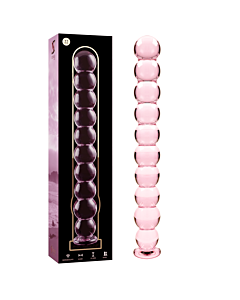 Glass Dildo Nebula Pink