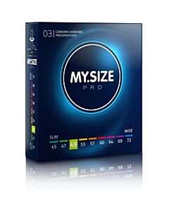 My Size 49 mm Condoms, Pack of 3