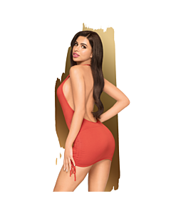 Earth Shaker Mini Dress Red - Size L/XL