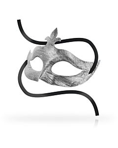 Lis Flower Silver Blindfold - Moonlight